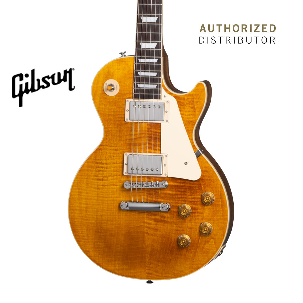 GIBSON LES PAUL STANDARD 50S FIGURED TOP ELECTRIC GUITAR - HONEY AMBER