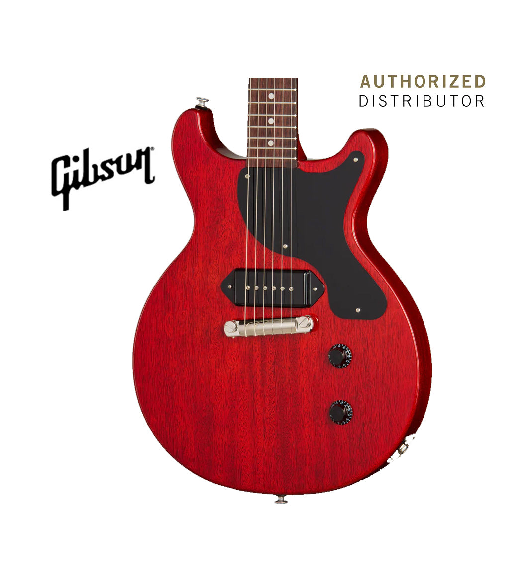 GIBSON LES PAUL JUNIOR DOUBLE CUT ELECTRIC GUITAR - VINTAGE CHERRY