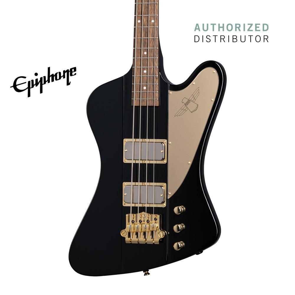 Epiphone Rex Brown Signature Thunderbird Electric Bass Guitar - Ebony