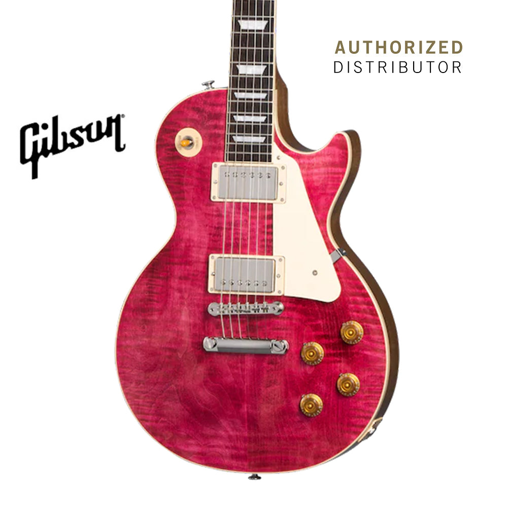 GIBSON LES PAUL STANDARD 50S FIGURED TOP ELECTRIC GUITAR - TRANS FUCHSIA