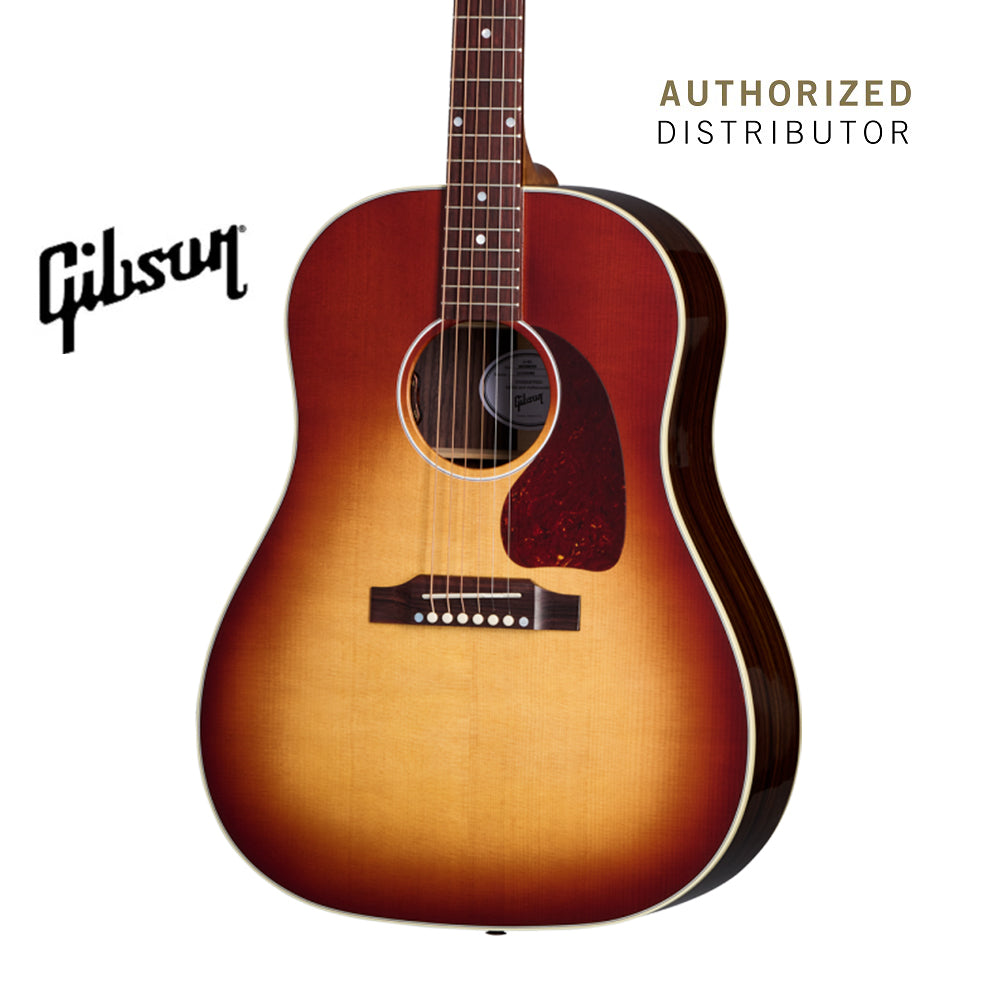 GIBSON ACOUSTIC J-45 STANDARD ROSEWOOD ACOUSTIC-ELECTRIC GUITAR - ROSEWOOD BURST