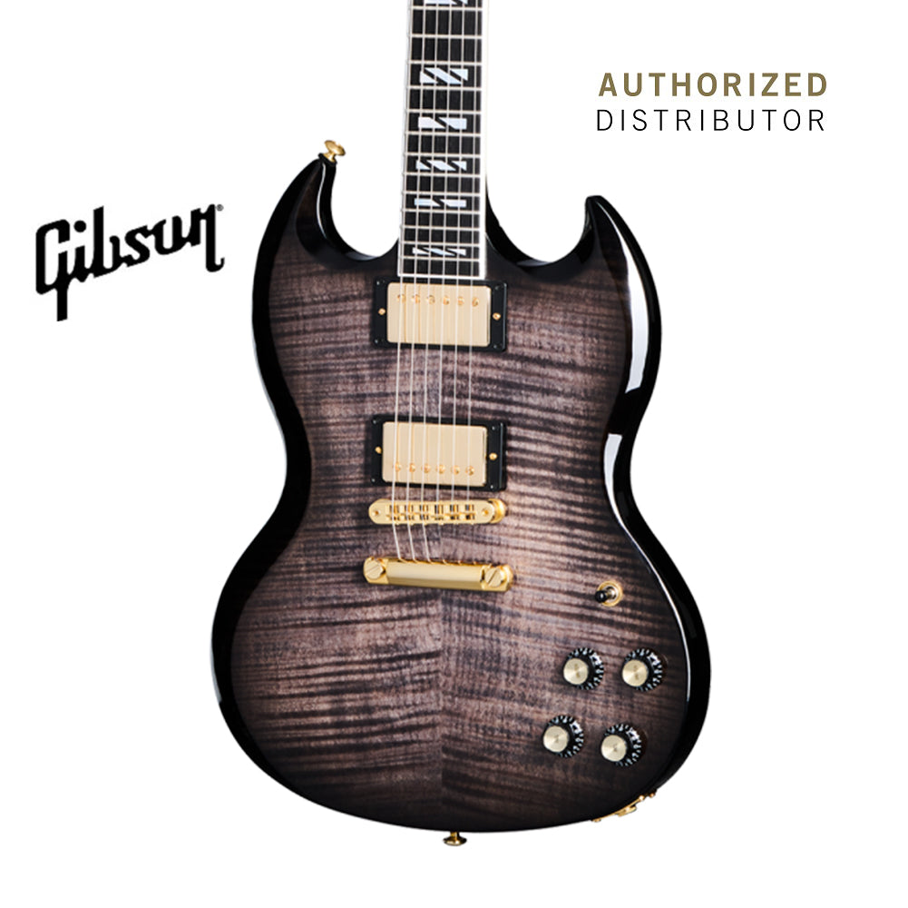 GIBSON SG SUPREME ELECTRIC GUITAR - TRANSLUCENT EBONY BURST