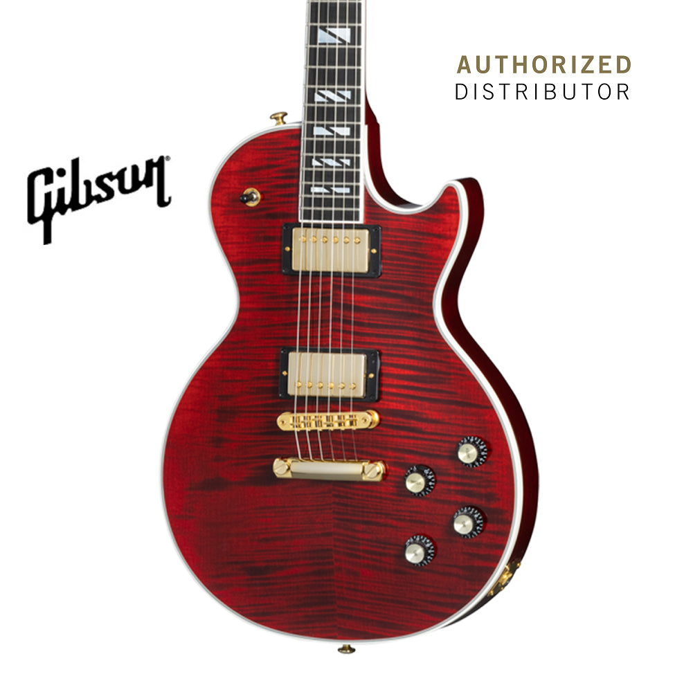 GIBSON LES PAUL SUPREME ELECTRIC GUITAR - WINE RED