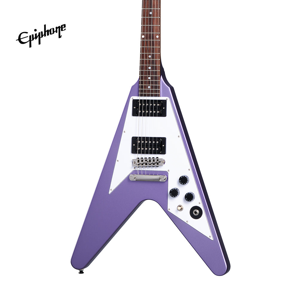 Epiphone Kirk Hammett 1979 Flying V Electric Guitar - Purple Metallic