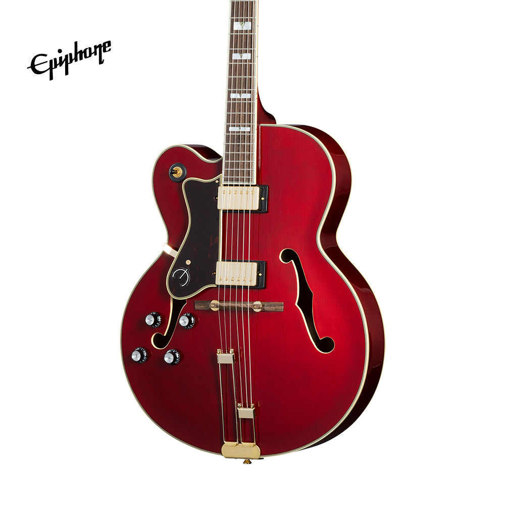 Epiphone Broadway Hollowbody Left-handed Electric Guitar - Wine Red