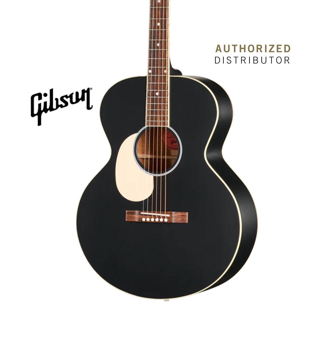 GIBSON ACOUSTIC J-185 CENTURY 12-FRET LEFT-HANDED ACOUSTIC GUITAR - EBONY