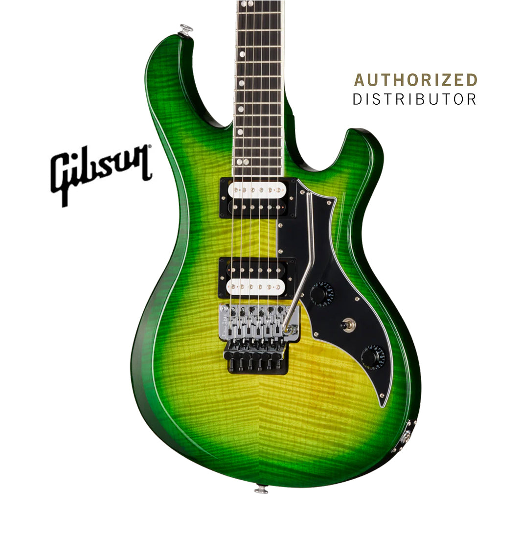 GIBSON VICTORY FLOYD ROSE ELECTRIC GUITAR - IGUANA BURST