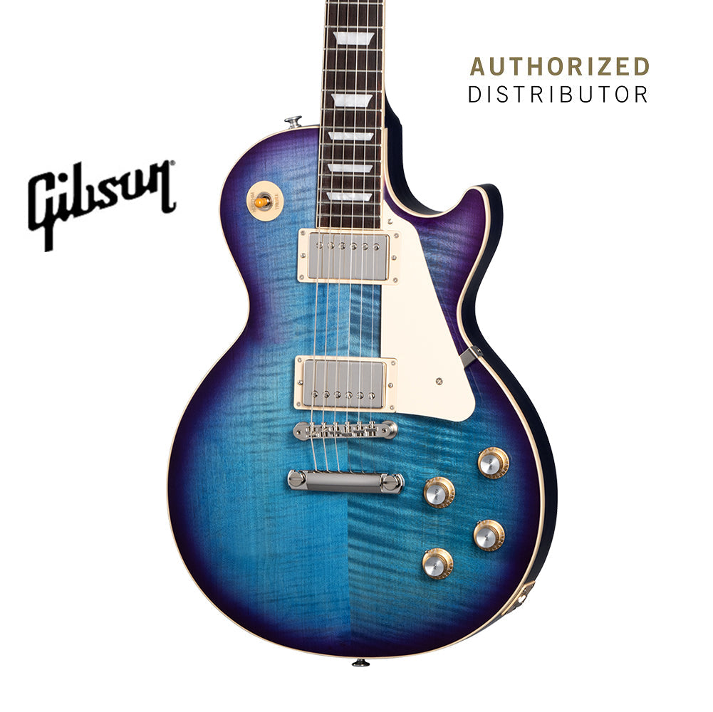 GIBSON LES PAUL STANDARD 60S FIGURED TOP ELECTRIC GUITAR - BLUEBERRY BURST