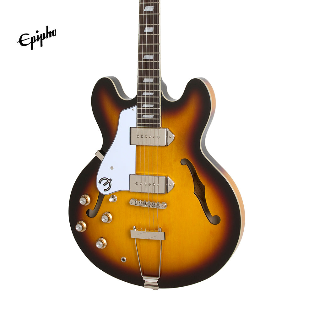 Epiphone Casino Left-handed Hollowbody Electric Guitar - Vintage Sunburst