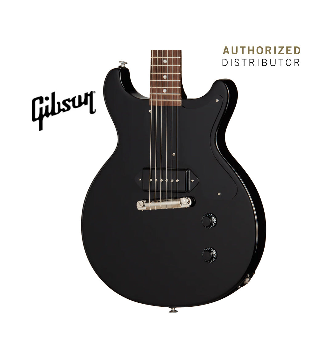 GIBSON LES PAUL JUNIOR DOUBLE CUT ELECTRIC GUITAR - EBONY