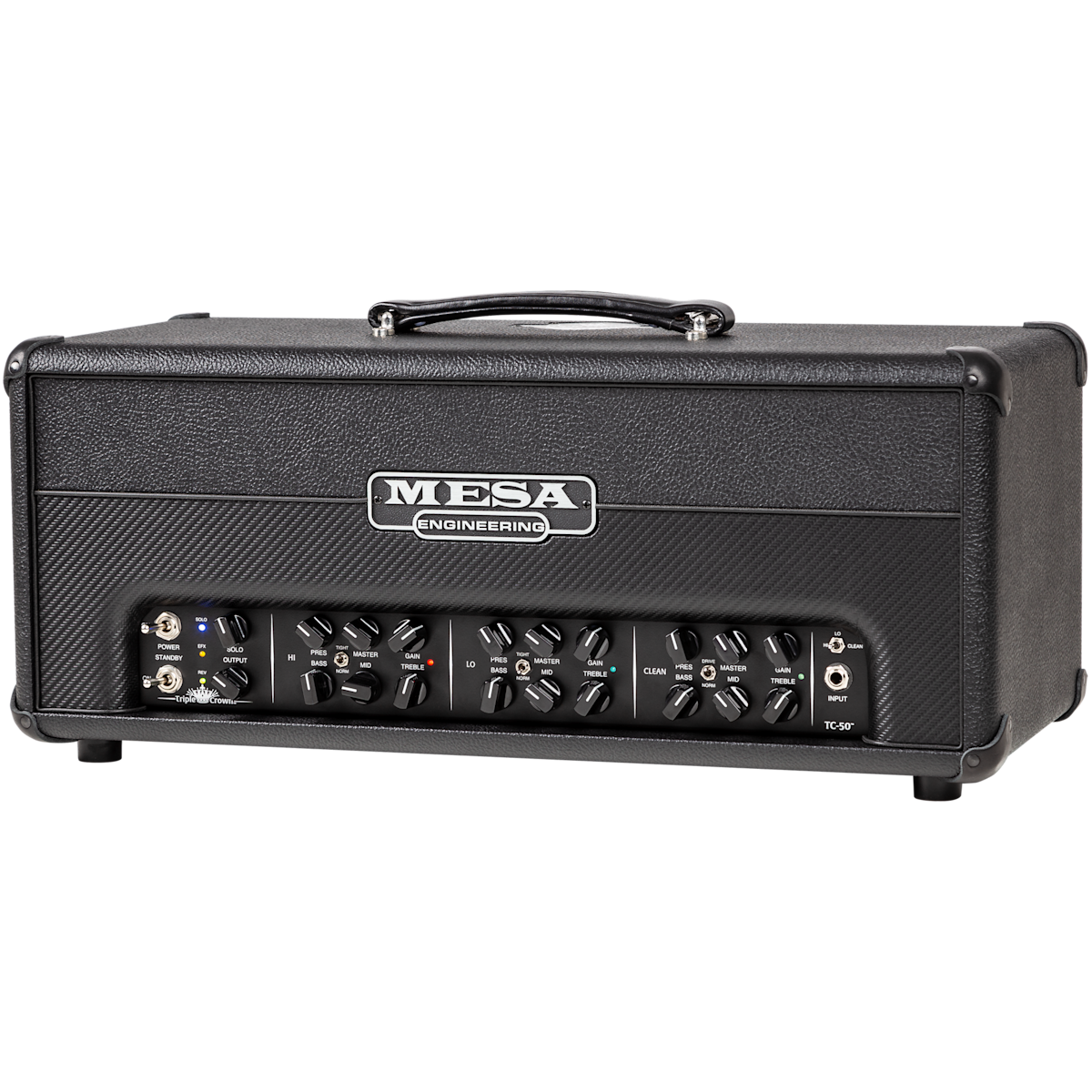 Mesa Boogie Triple Crown TC-50 - 50-watt Tube Head - Black Taurus