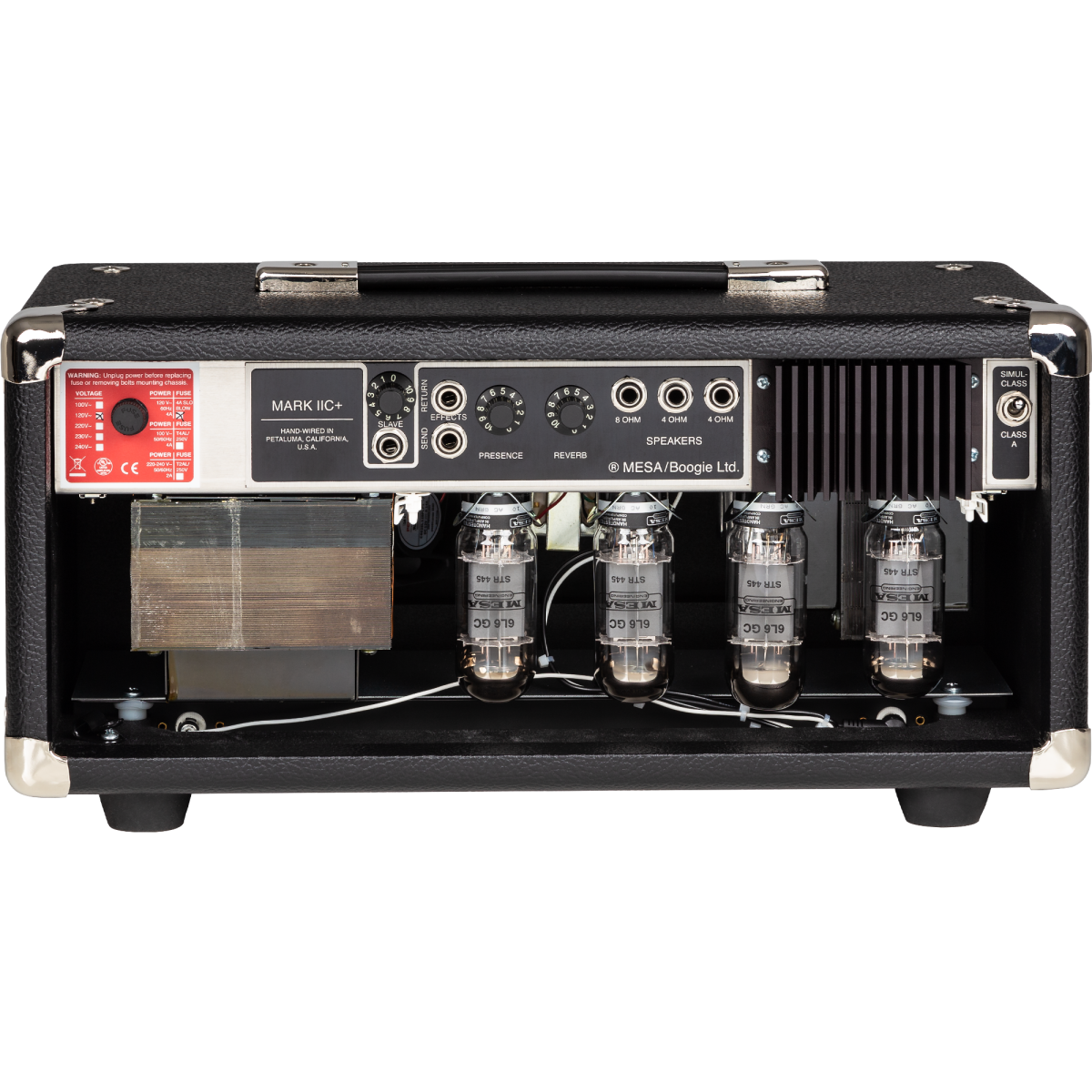 Mesa Boogie Mark IIC+ 25-/75-watt Guitar Tube Amp Head - Black Bronco