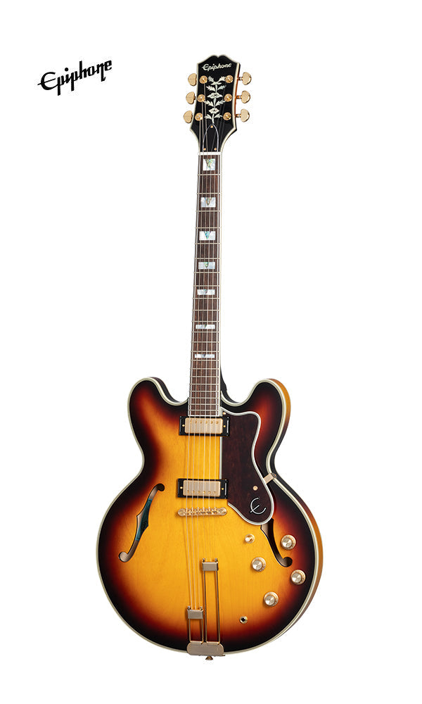 Epiphone Sheraton Frequensator Semi-hollowbody Electric Guitar - Vintage Sunburst