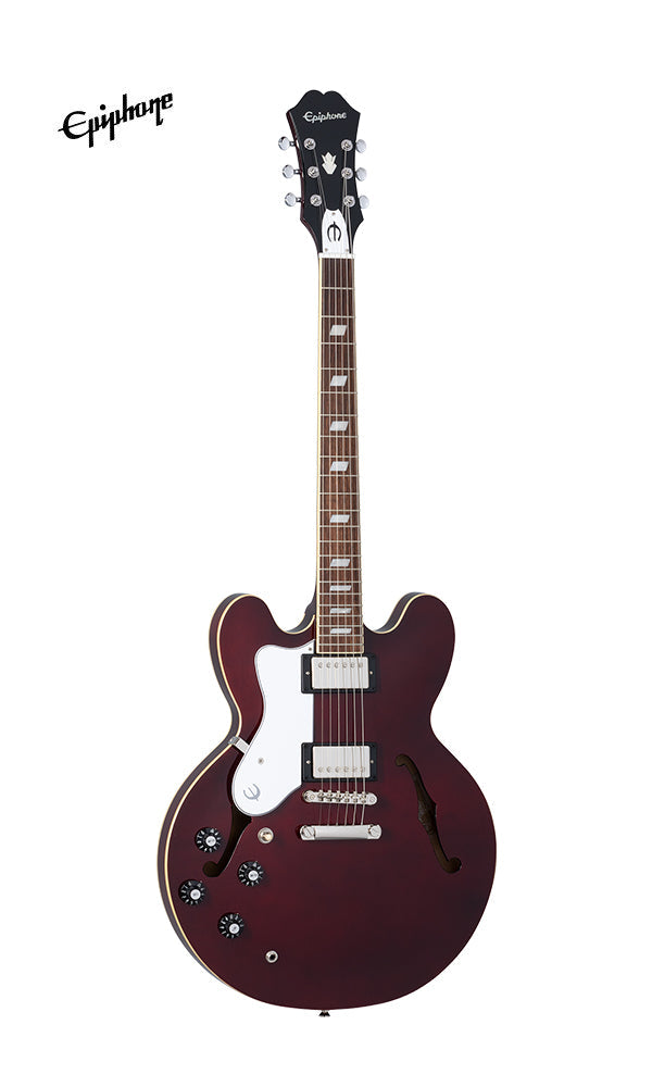 Epiphone Noel Gallagher Riviera Semi-hollow Left-handed Electric Guitar, Case Included - Dark Red Wine