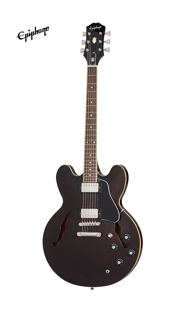 Epiphone Jim James ES-335 Signature Semi-hollowbody Electric Guitar, Case Included - Seventies Walnut