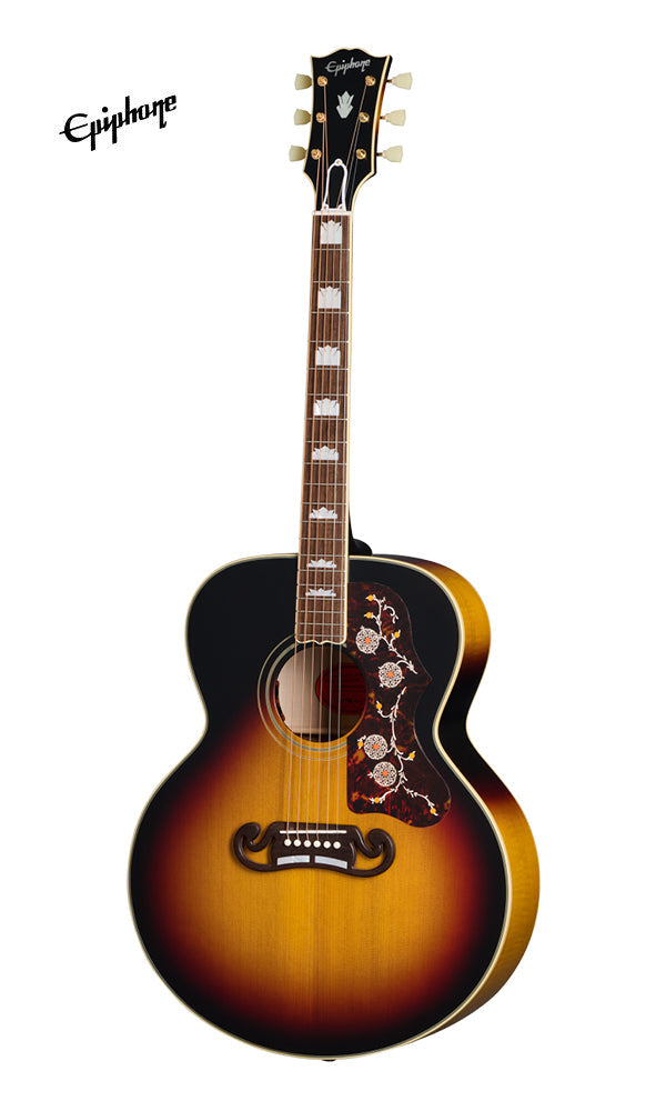 (Epiphone Inspired by Gibson Custom) Epiphone 1957 SJ-200 Acoustic-Electric Guitar - Vintage Sunburst