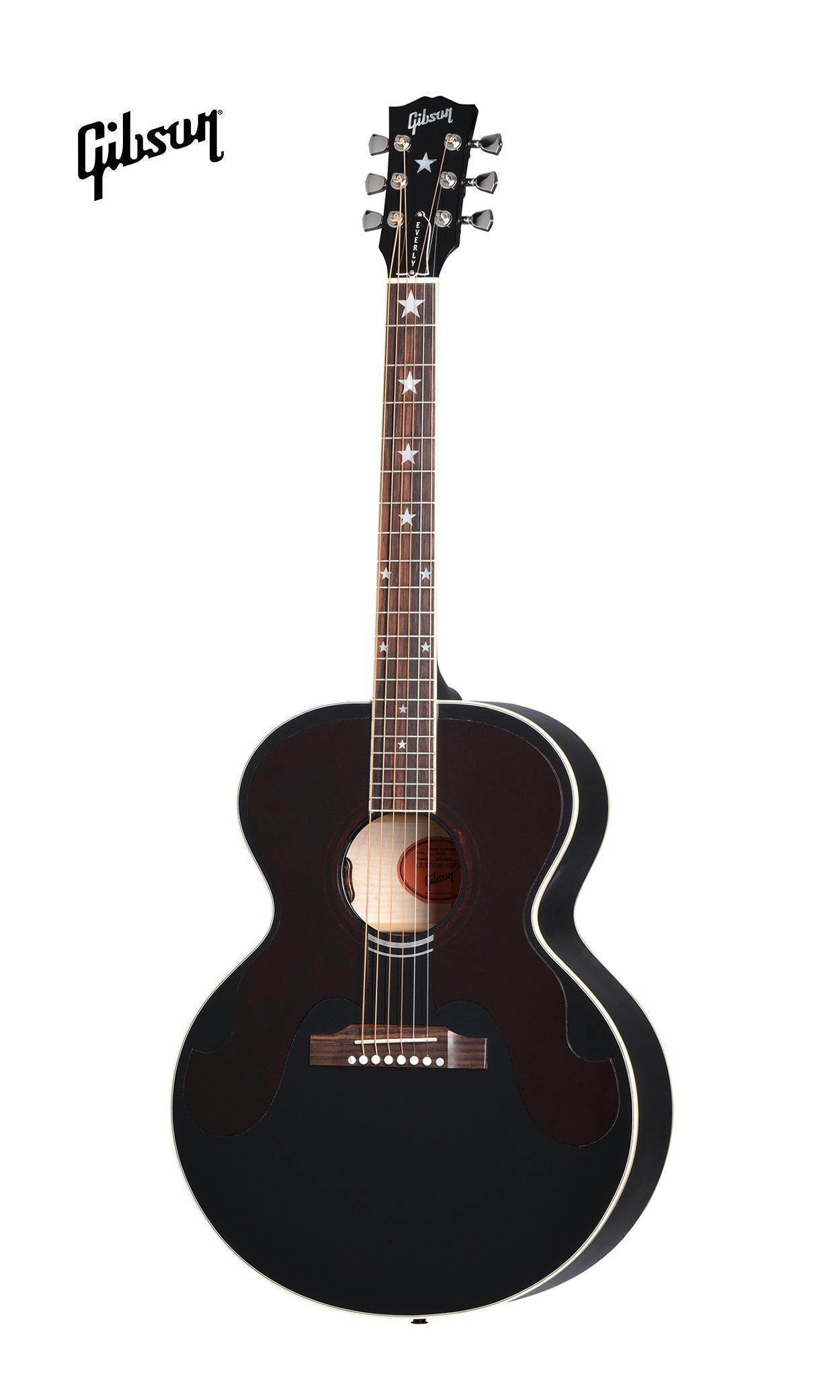 GIBSON ACOUSTIC EVERLY BROTHERS J-180 ACOUSTIC-ELECTRIC GUITAR - EBONY