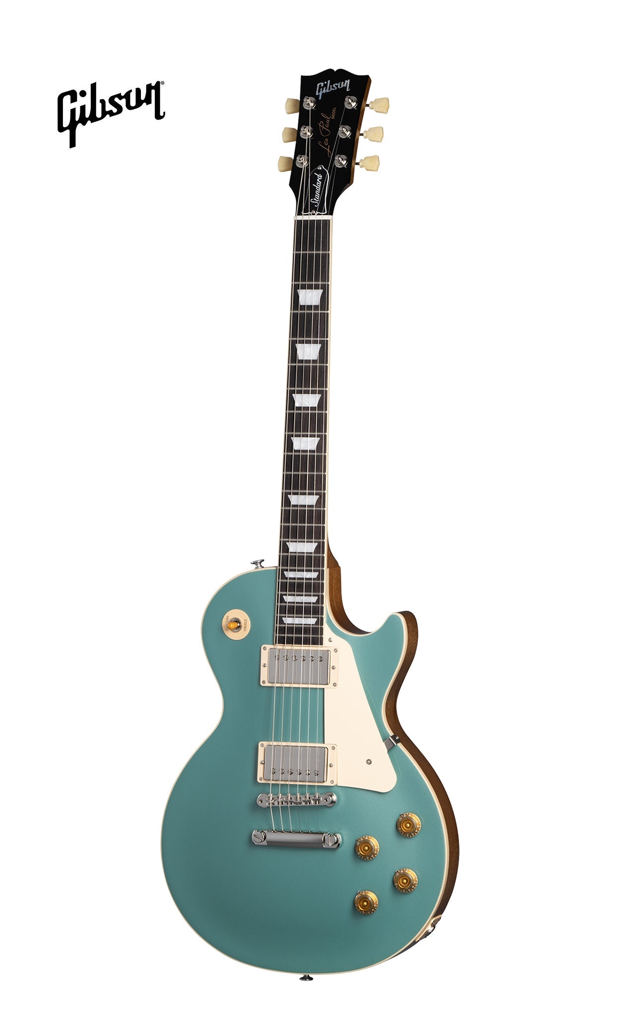 GIBSON LES PAUL STANDARD 50S PLAIN TOP ELECTRIC GUITAR - INVERNESS GREEN
