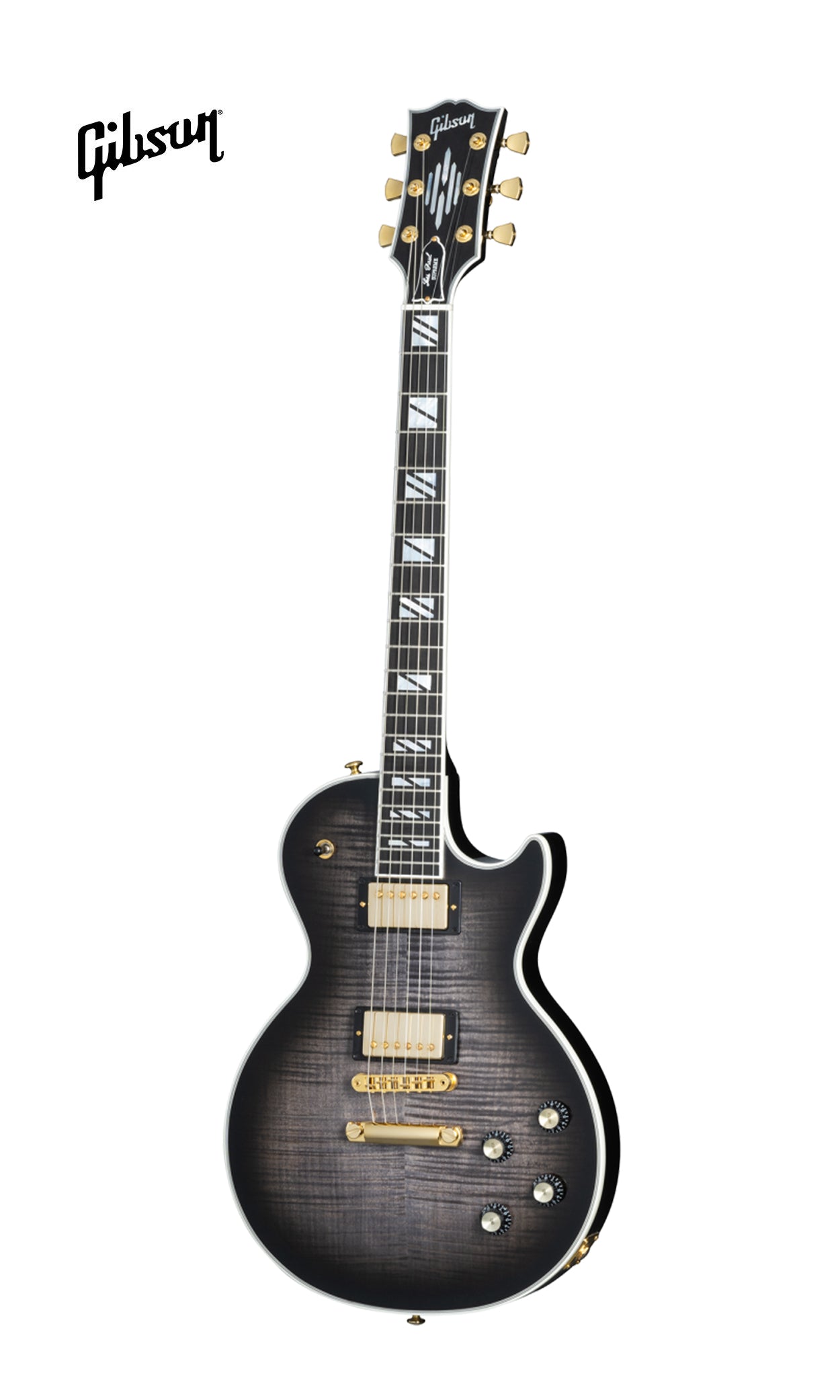 GIBSON LES PAUL SUPREME ELECTRIC GUITAR - TRANS EBONY BURST