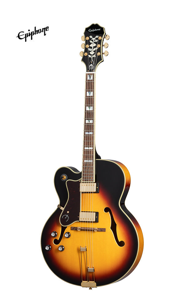 Epiphone Broadway Hollowbody Left-handed Electric Guitar - Vintage Sunburst