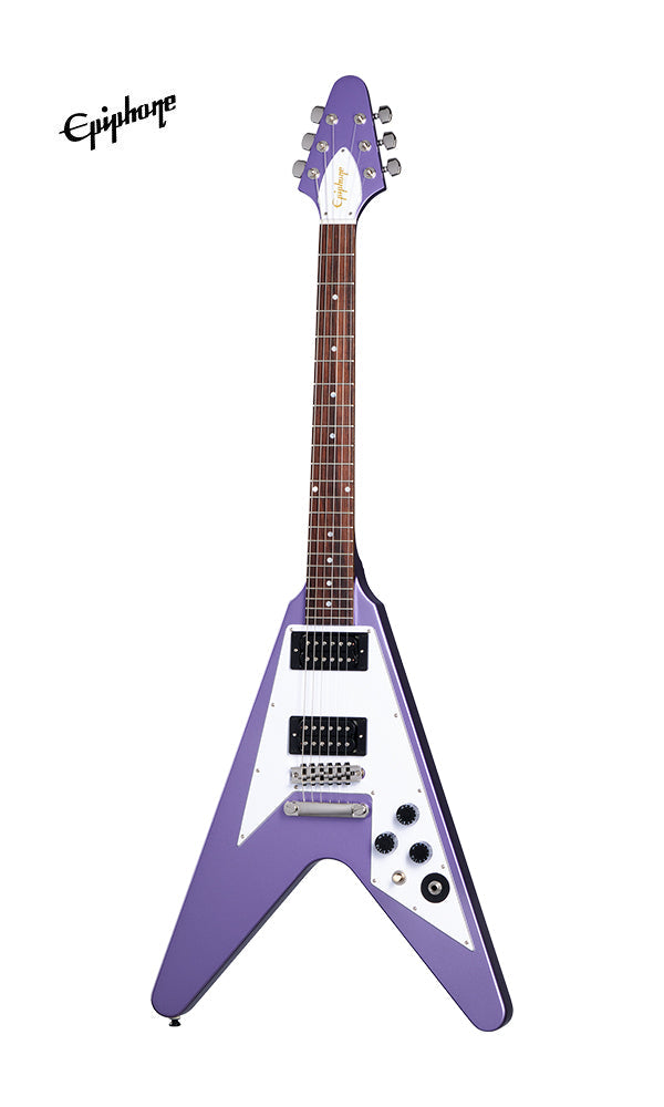 Epiphone Kirk Hammett 1979 Flying V Electric Guitar - Purple Metallic