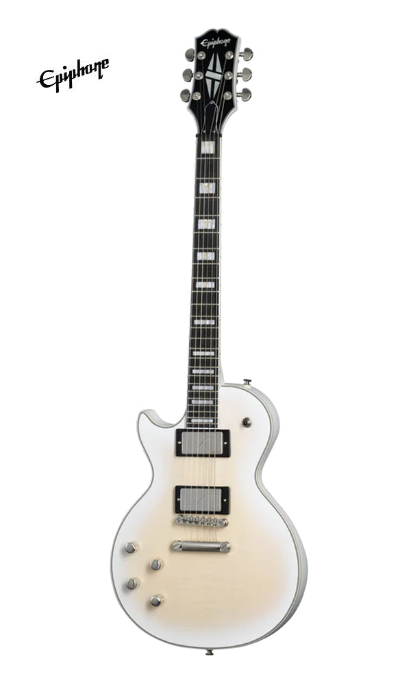 Epiphone Les Paul Prophecy Left-handed Electric Guitar with Premium Gig Bag - Aged White Tiger