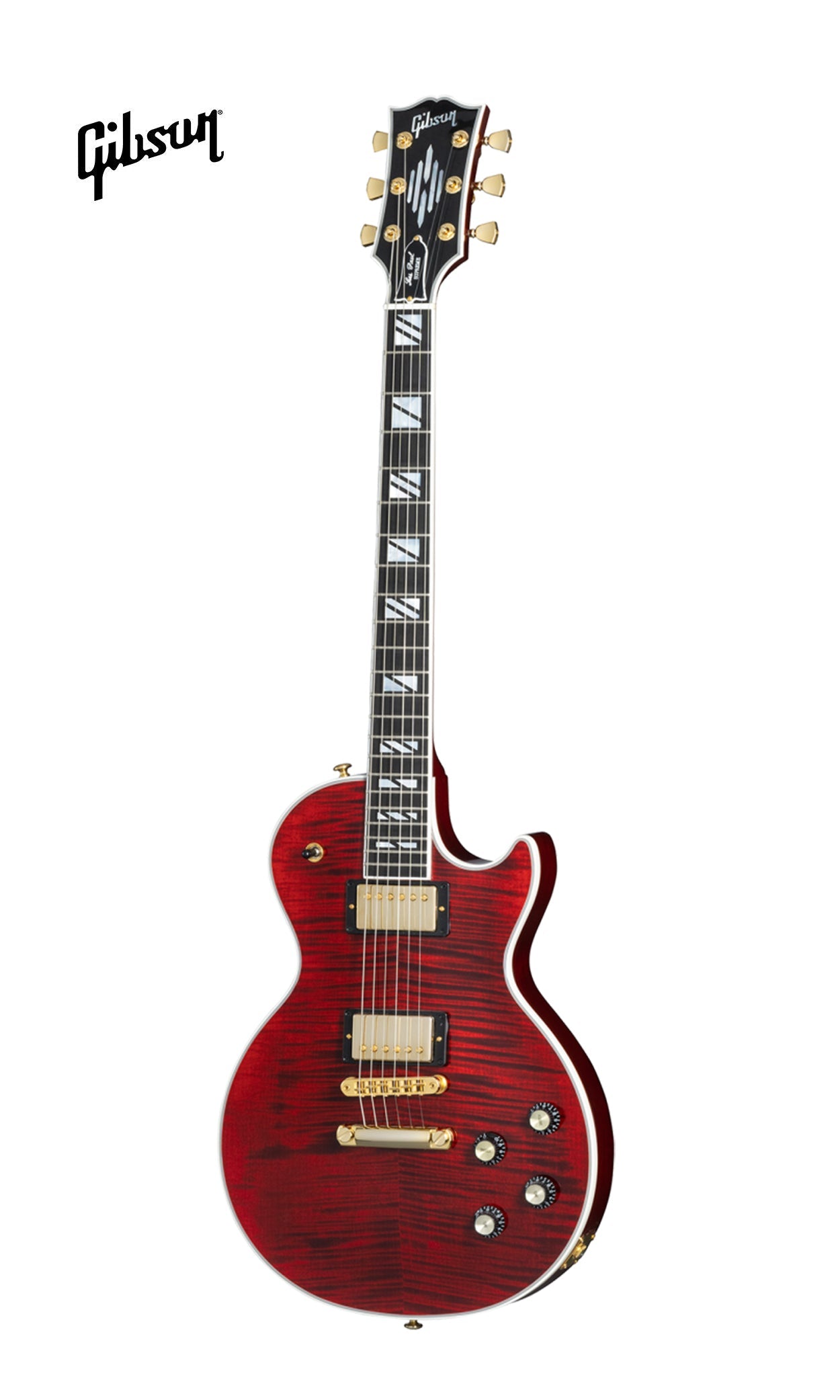 GIBSON LES PAUL SUPREME ELECTRIC GUITAR - WINE RED
