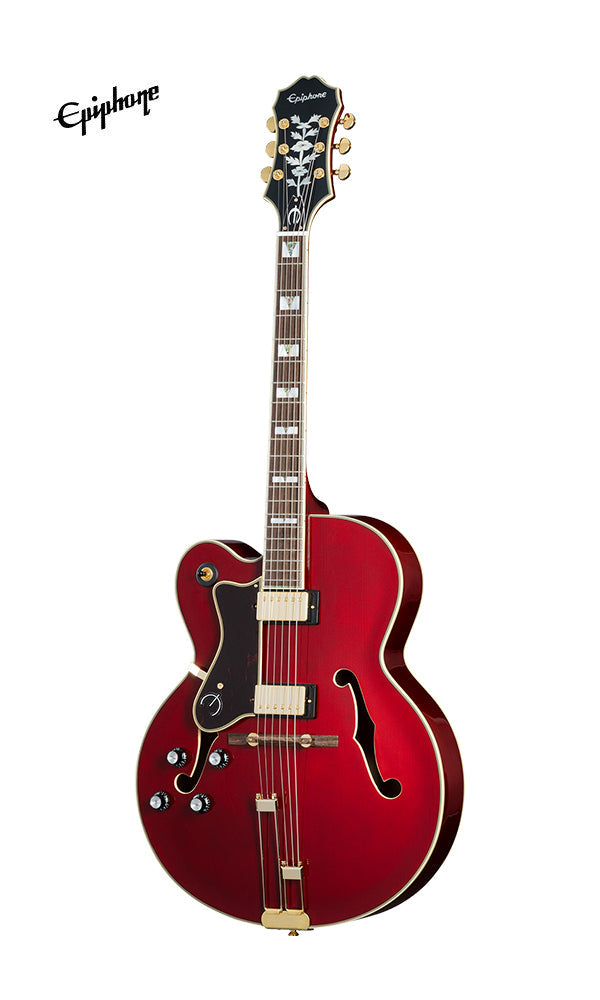 Epiphone Broadway Hollowbody Left-handed Electric Guitar - Wine Red