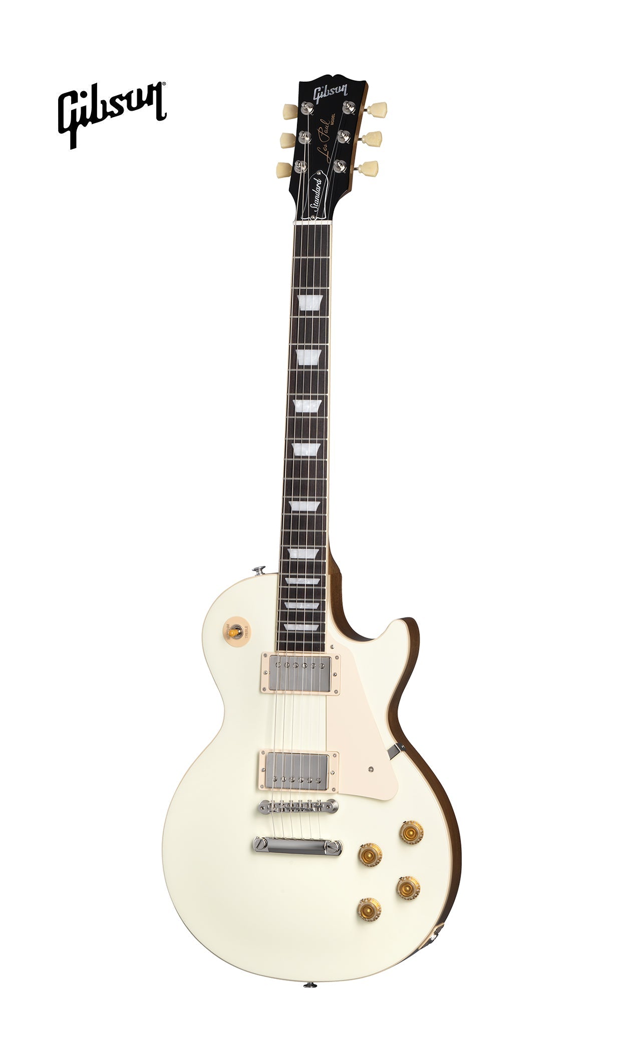 GIBSON LES PAUL STANDARD 50S PLAIN TOP ELECTRIC GUITAR - CLASSIC WHITE