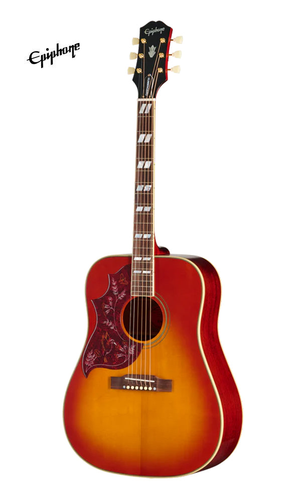 Epiphone Hummingbird Standard Left-Handed Acoustic-Electric Guitar - Cherry Sunburst