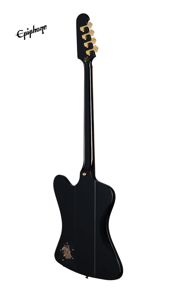 Epiphone Rex Brown Signature Thunderbird Electric Bass Guitar - Ebony