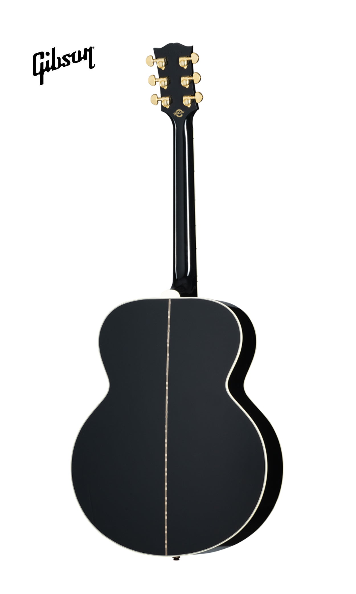 GIBSON SJ-200 CUSTOM ACOUSTIC-ELECTRIC GUITAR - EBONY (SJ200)