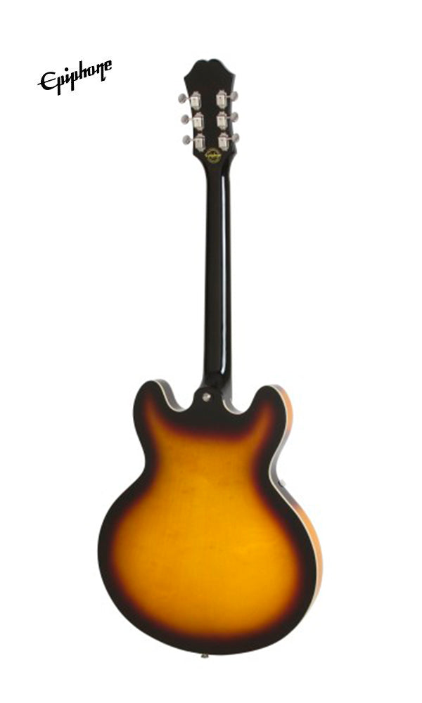 Epiphone Casino Left-handed Hollowbody Electric Guitar - Vintage Sunburst