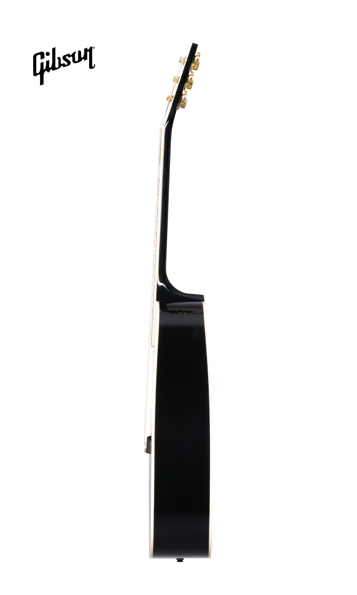 GIBSON J-45 CUSTOM ACOUSTIC-ELECTRIC GUITAR - EBONY (J45)