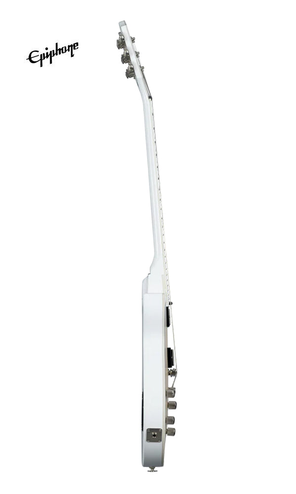 Epiphone Les Paul Prophecy Left-handed Electric Guitar with Premium Gig Bag - Aged White Tiger