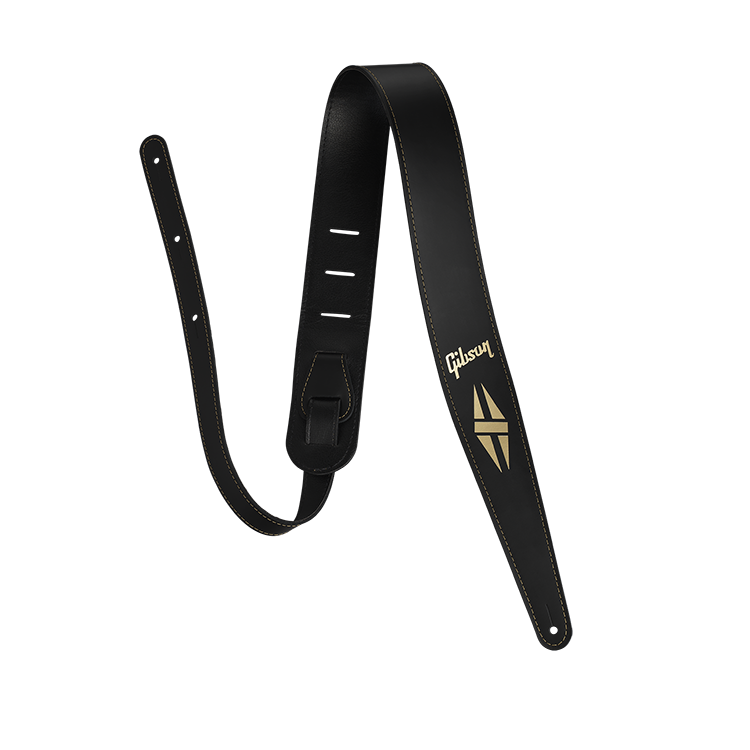 GIBSON ACCESSORIES THE SPLIT-DIAMOND GUITAR STRAP - BLACK (ASSD-BLK)