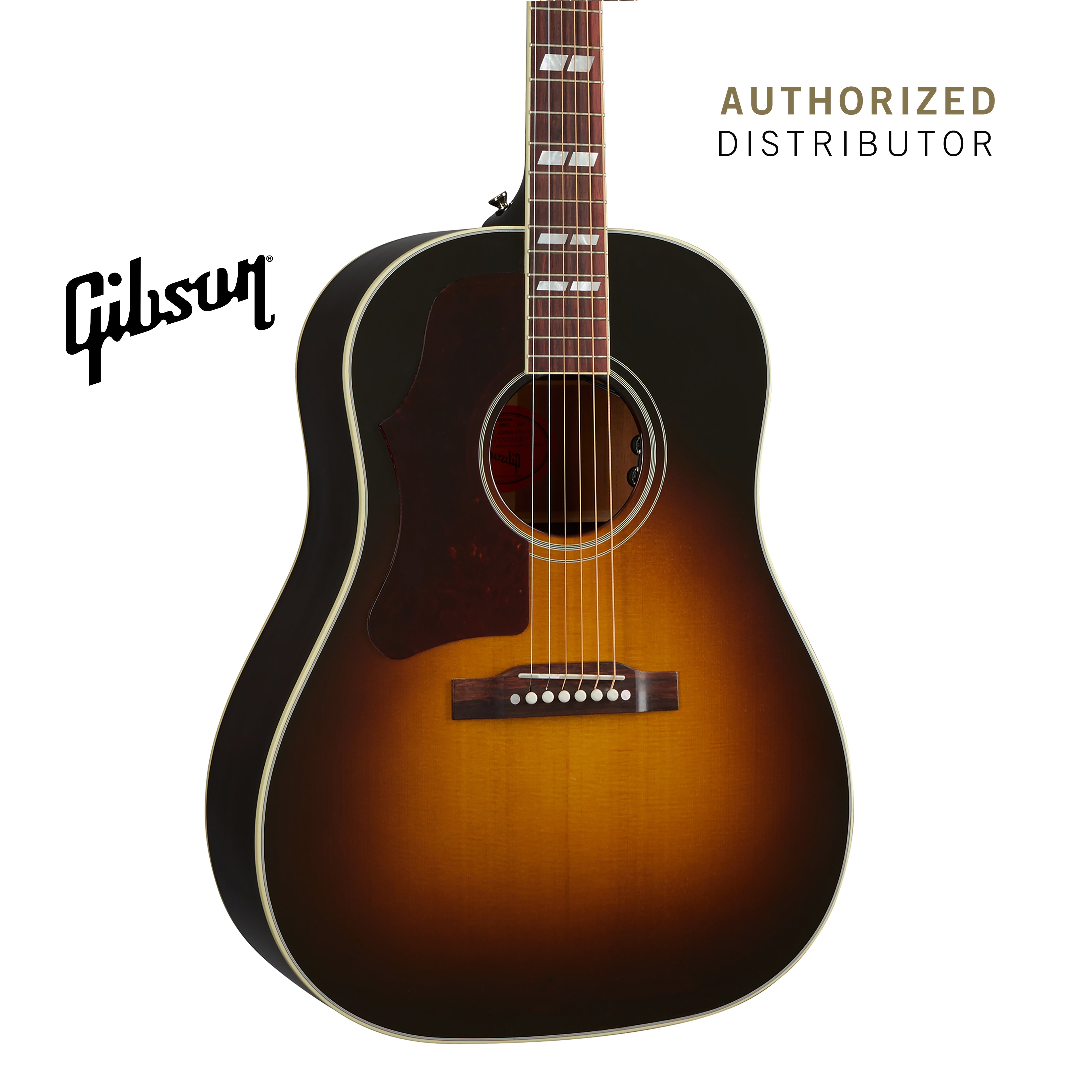 GIBSON SOUTHERN JUMBO ORIGINAL LEFT-HANDED ACOUSTIC-ELECTRIC GUITAR - VINTAGE SUNBURST