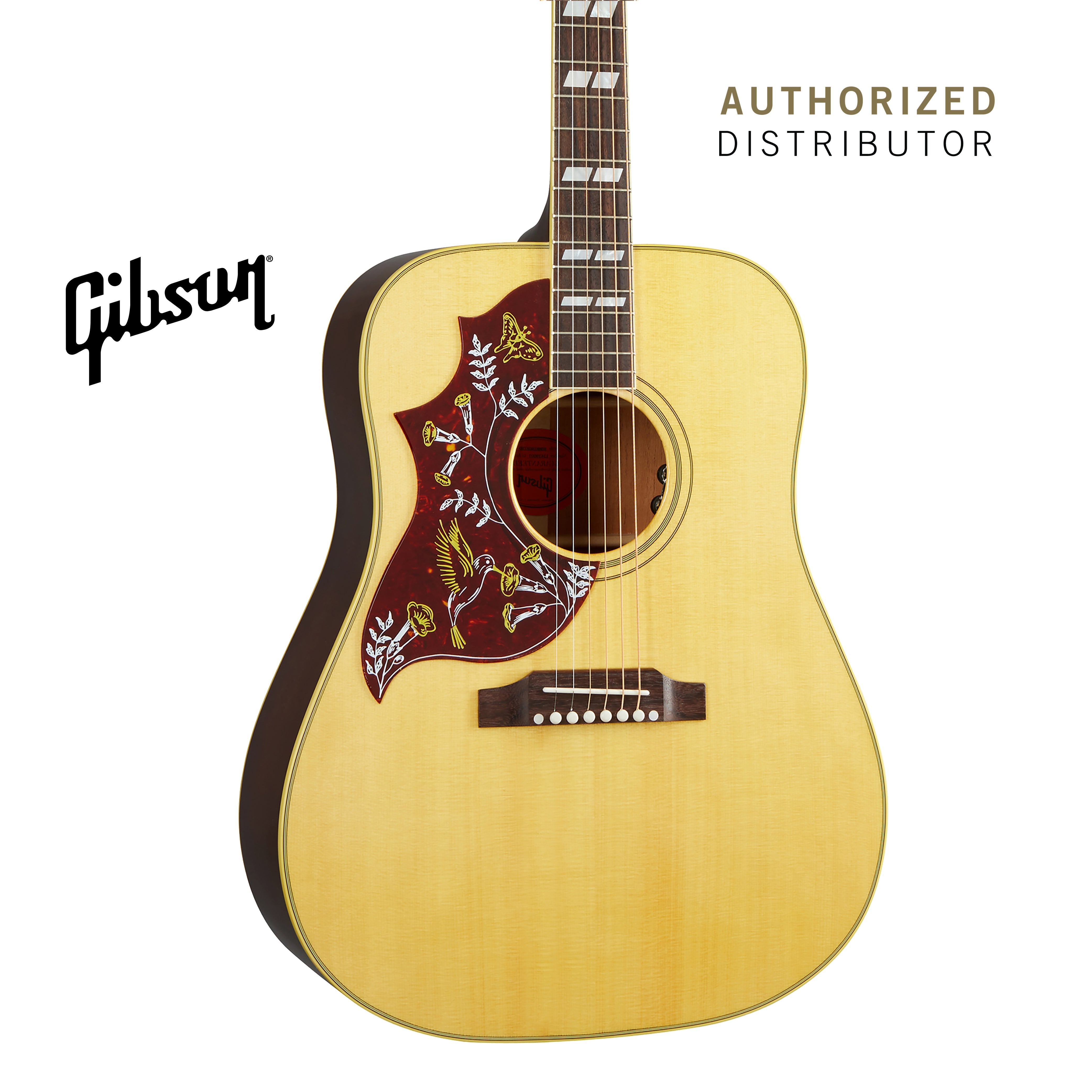 GIBSON HUMMINGBIRD ORIGINAL LEFT-HANDED ACOUSTIC-ELECTRIC GUITAR - ANTIQUE NATURAL