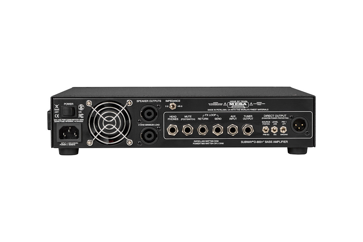 Mesa Boogie Subway D-800+ Lightweight 800-watt Bass Head