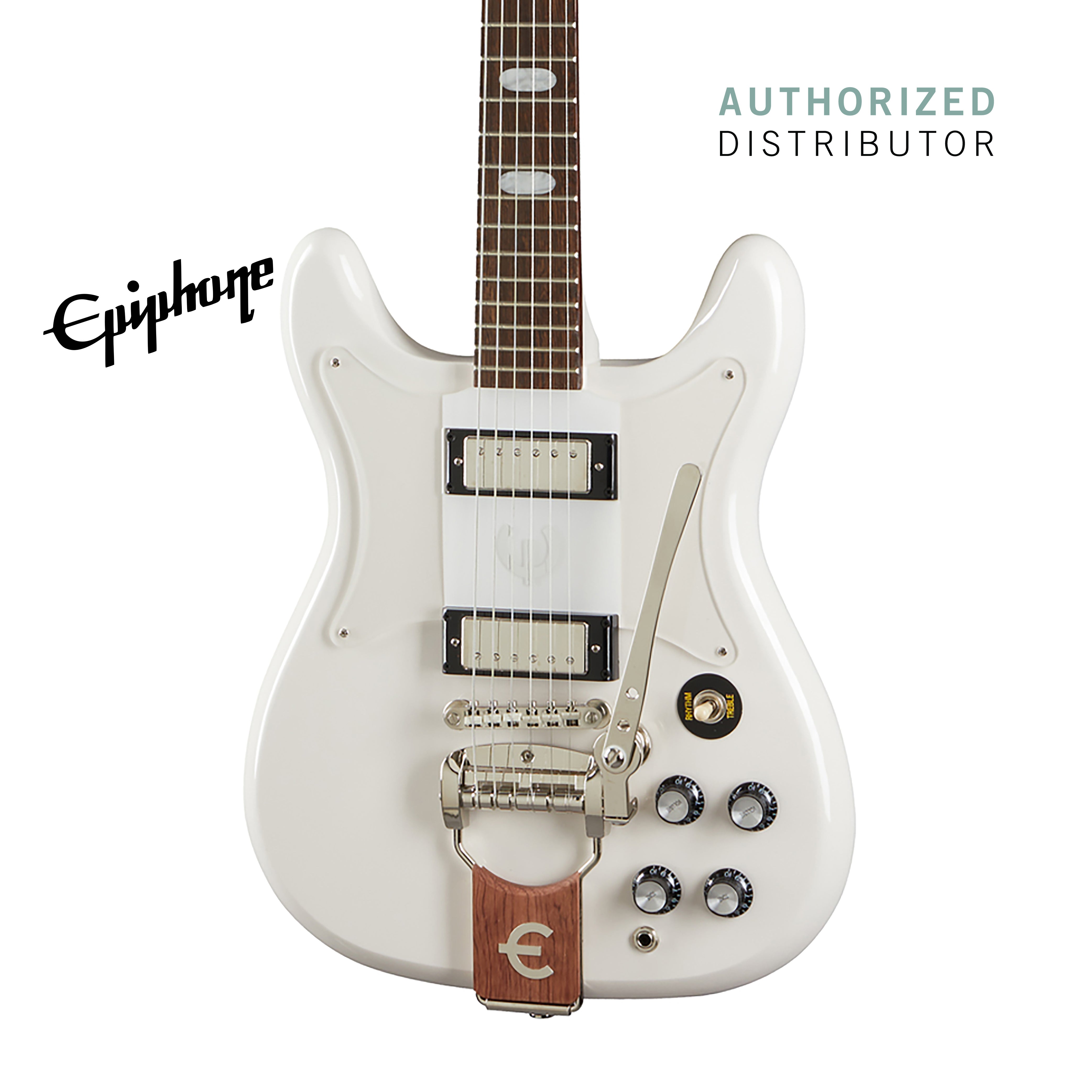 Epiphone Crestwood Custom (Tremotone) Electric Guitar - Polaris White