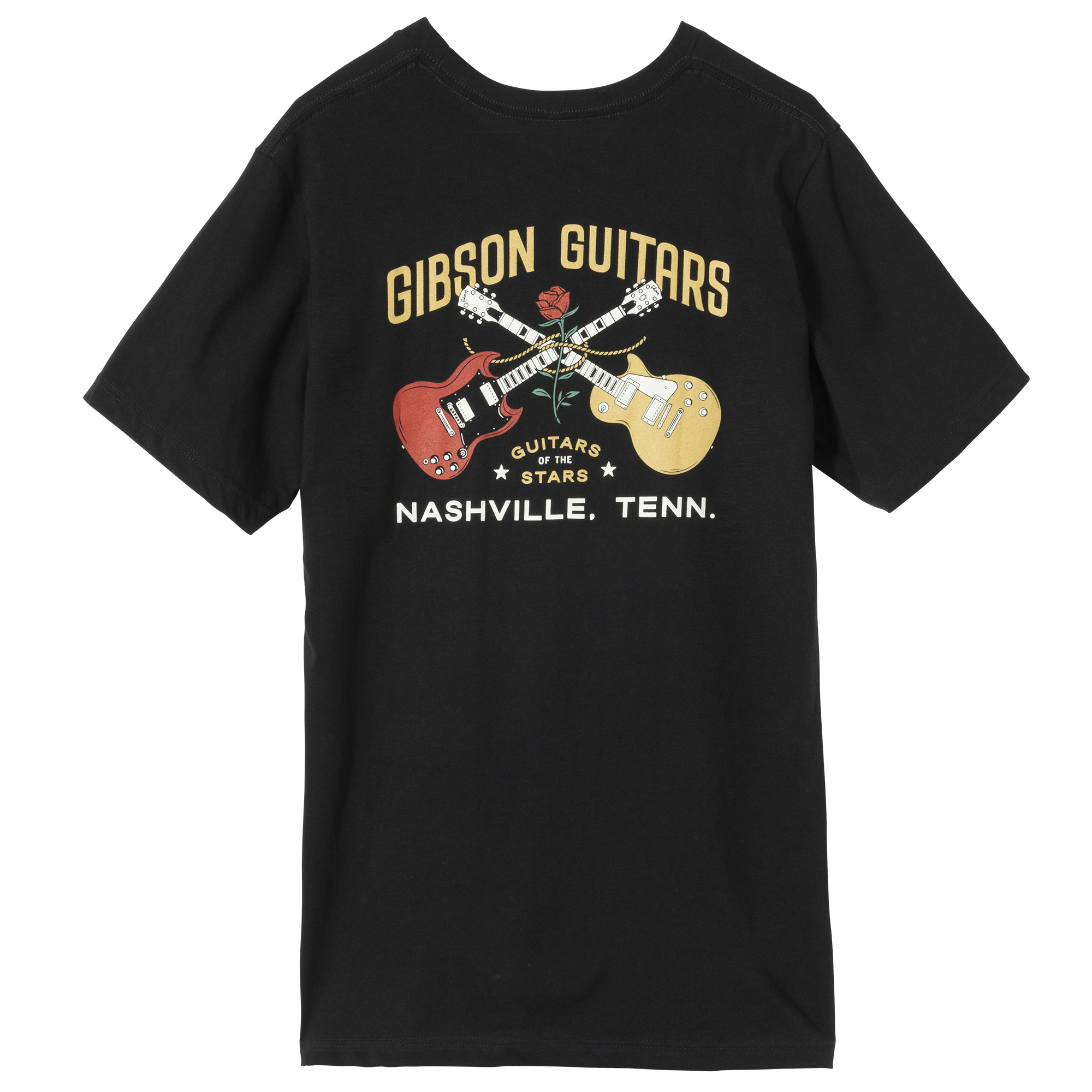 GIBSON ACCESSORIES GUITARS OF THE STARS SHOP T-SHIRT (GA-GG-GSTARSTEE)