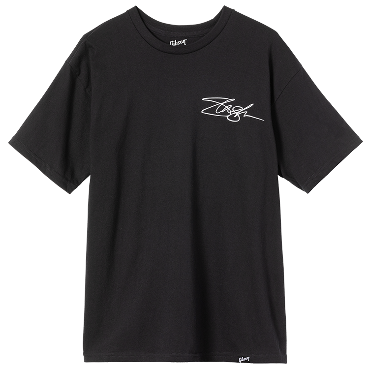 GIBSON ACCESSORIES SLASH 'SKULLY' T-SHIRT - BLACK (GA-SLSH-SKLTW-BLK)