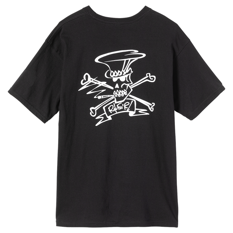 GIBSON ACCESSORIES SLASH 'SKULLY' T-SHIRT - BLACK (GA-SLSH-SKLTW-BLK)