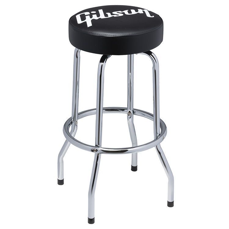 GIBSON ACCESSORIES PREMIUM PLAYING STOOL, STANDARD LOGO, TALL (GA-STOO