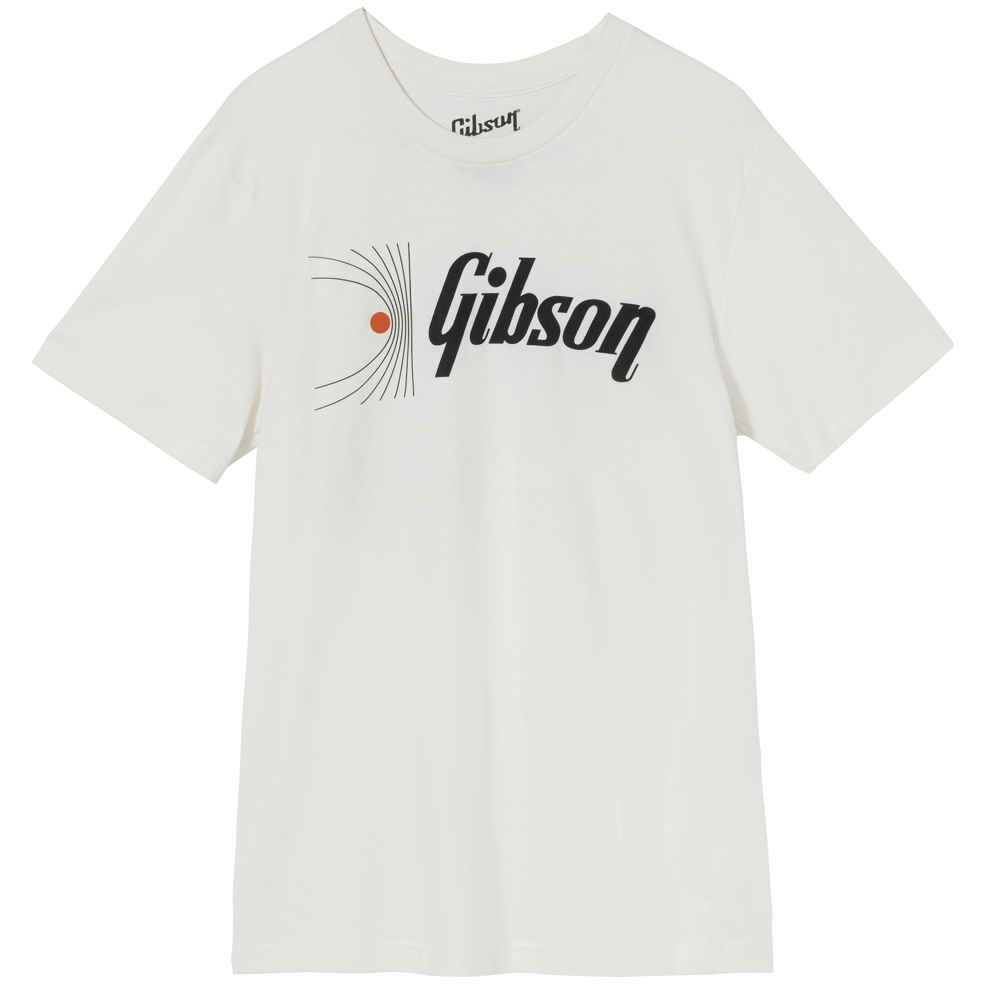 GIBSON ACCESSORIES SOUNDWAVE T-SHIRT - WHITE (GA-TEE-SDWV-WHT)