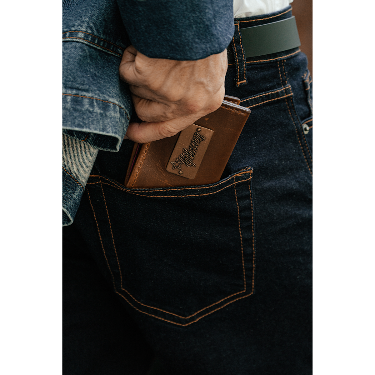 GIBSON LIFTON LEATHER WALLET - BROWN