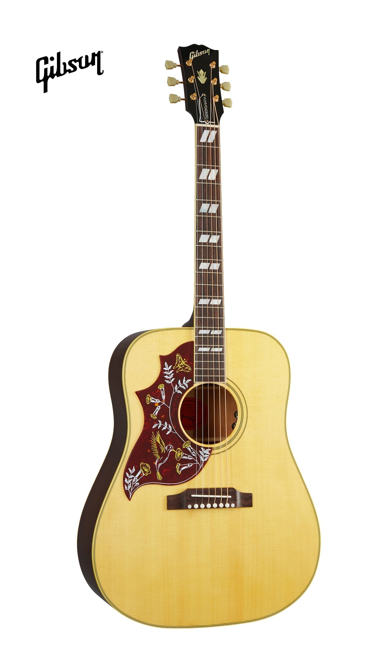 GIBSON HUMMINGBIRD ORIGINAL LEFT-HANDED ACOUSTIC-ELECTRIC GUITAR - ANTIQUE NATURAL