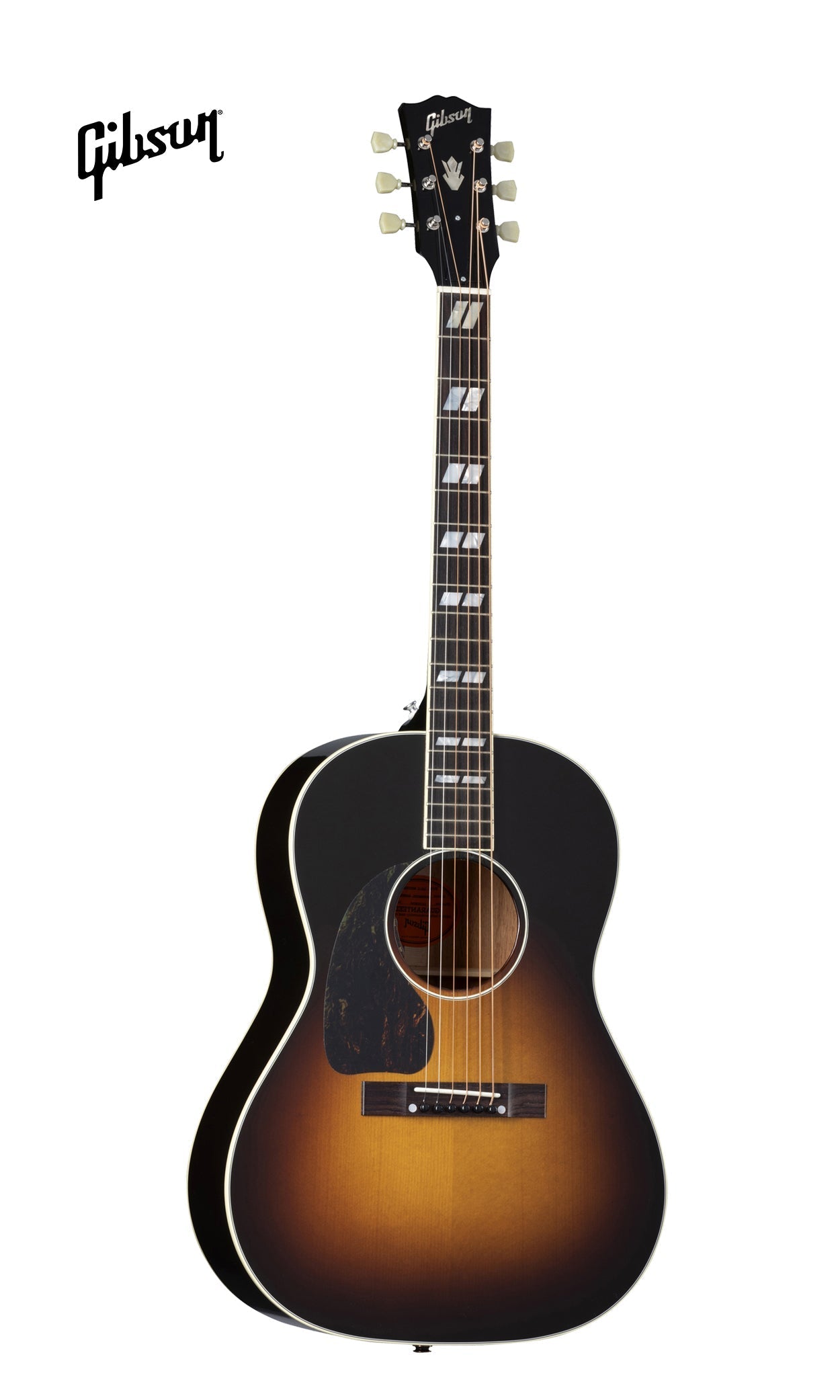GIBSON NATHANIEL RATELIFF LG-2 LEFT-HANDED ACOUSTIC-ELECTRIC GUITAR - VINTAGE SUNBURST