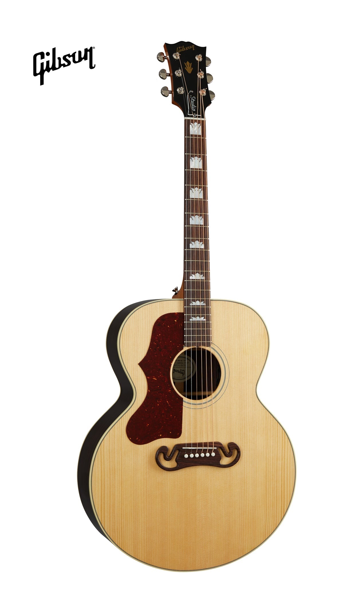 GIBSON SJ-200 MONARCH ROSEWOOD LEFT-HANDED ACOUSTIC GUITAR - ANTIQUE NATURAL