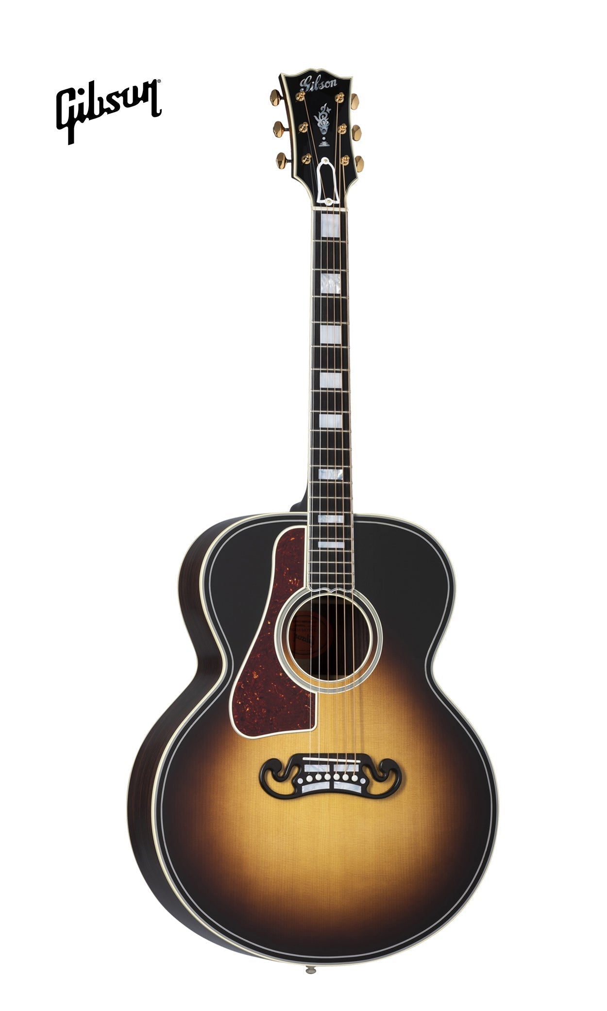 GIBSON SJ-200 WESTERN CLASSIC LEFT-HANDED ACOUSTIC GUITAR - VINTAGE SUNBURST